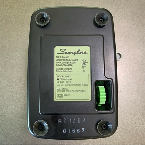 Swingline Model 690 Electric Stapler 30 Sheet Capacity Power Adapter 69008 Works - Picture 8 of 14